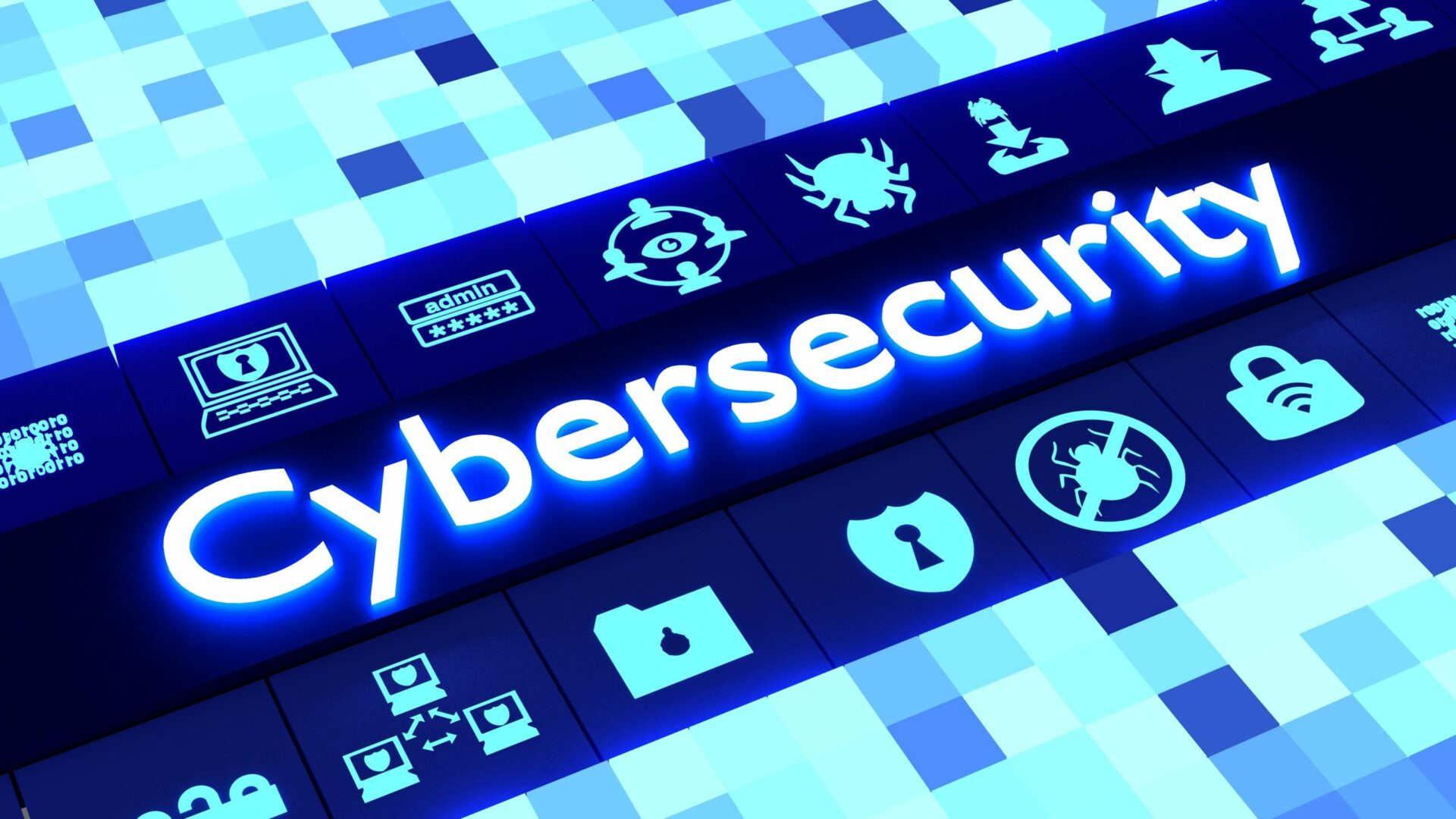 Screen representing cybersecurity.